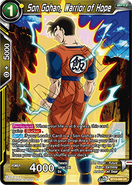 Son Gohan, Warrior of Hope (Uncommon) (BT13-099) [Supreme Rivalry] | Cracking-Singles
