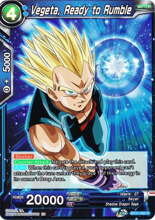 Vegeta, Ready to Rumble (BT11-053) [Vermilion Bloodline] | Cracking-Singles