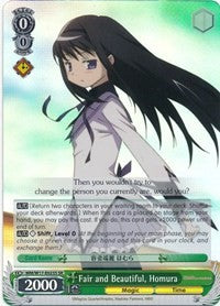 Fair and Beautiful, Homura (MM/W17-E023S SR) [Puella Magi Madoka Magica] | Cracking-Singles