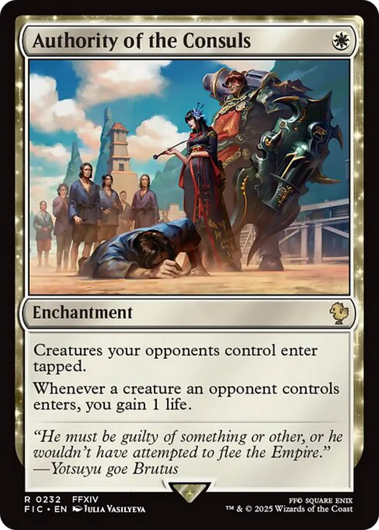 Authority of the Consuls [FINAL FANTASY Commander] | Cracking-Singles