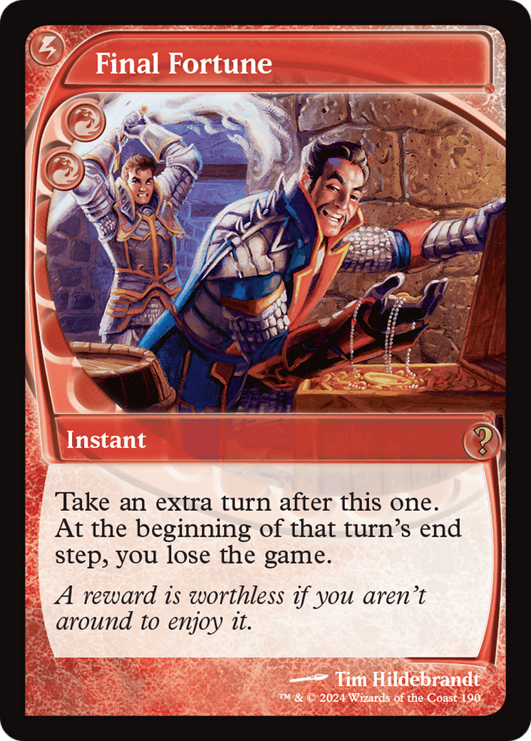 Final Fortune (Future Sight) [Mystery Booster 2] | Cracking-Singles