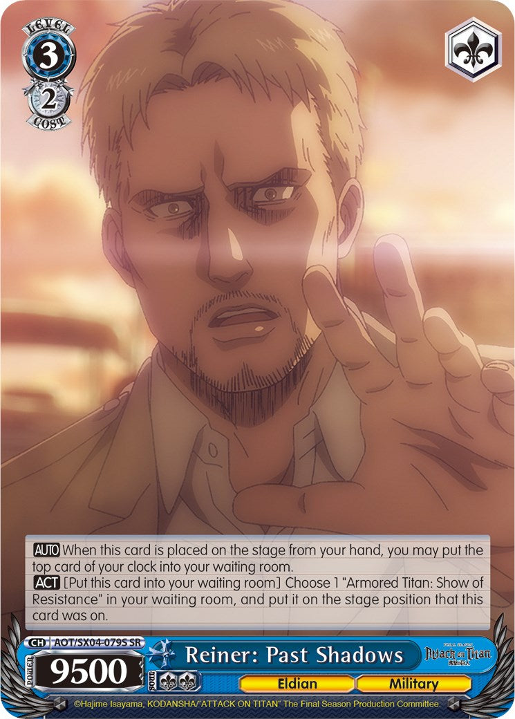 Reiner: Past Shadows (Foil) [Attack On Titan: Final Season] | Cracking-Singles