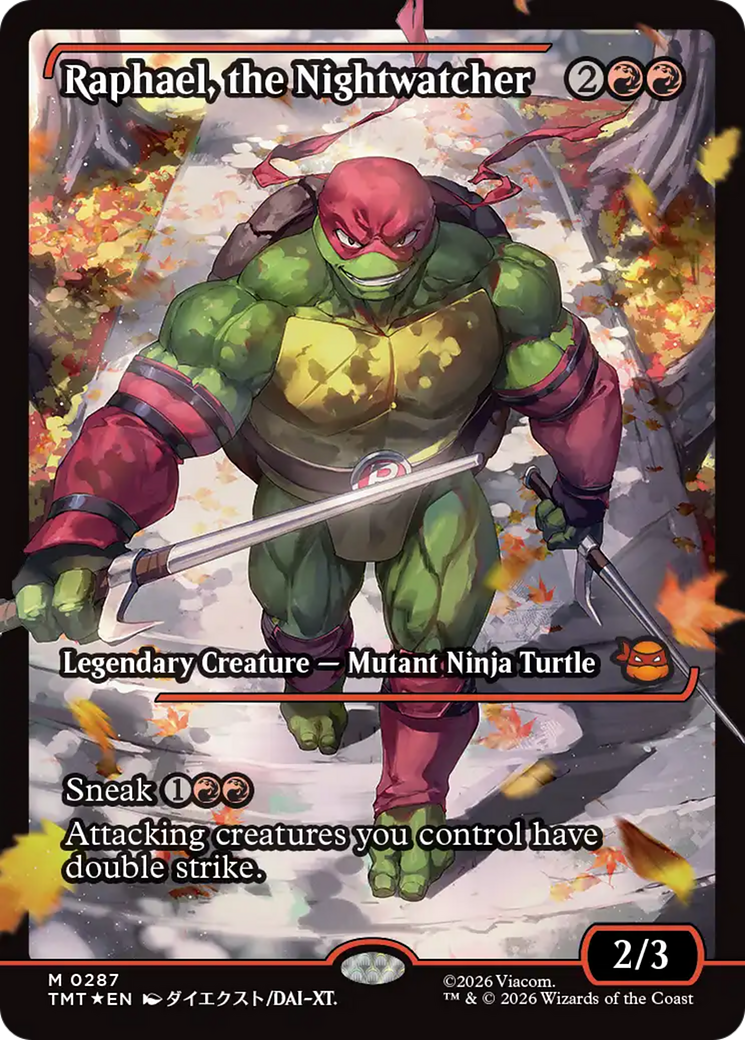 Raphael, the Nightwatcher (Showcase) [Teenage Mutant Ninja Turtles] | Cracking-Singles
