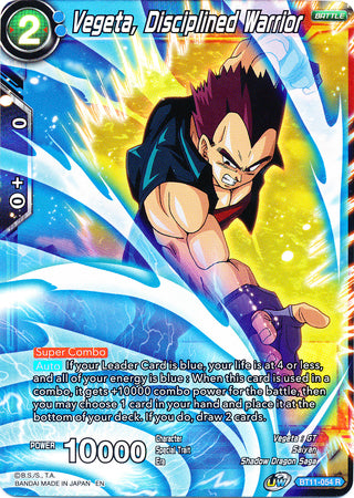 Vegeta, Disciplined Warrior (BT11-054) [Vermilion Bloodline] | Cracking-Singles