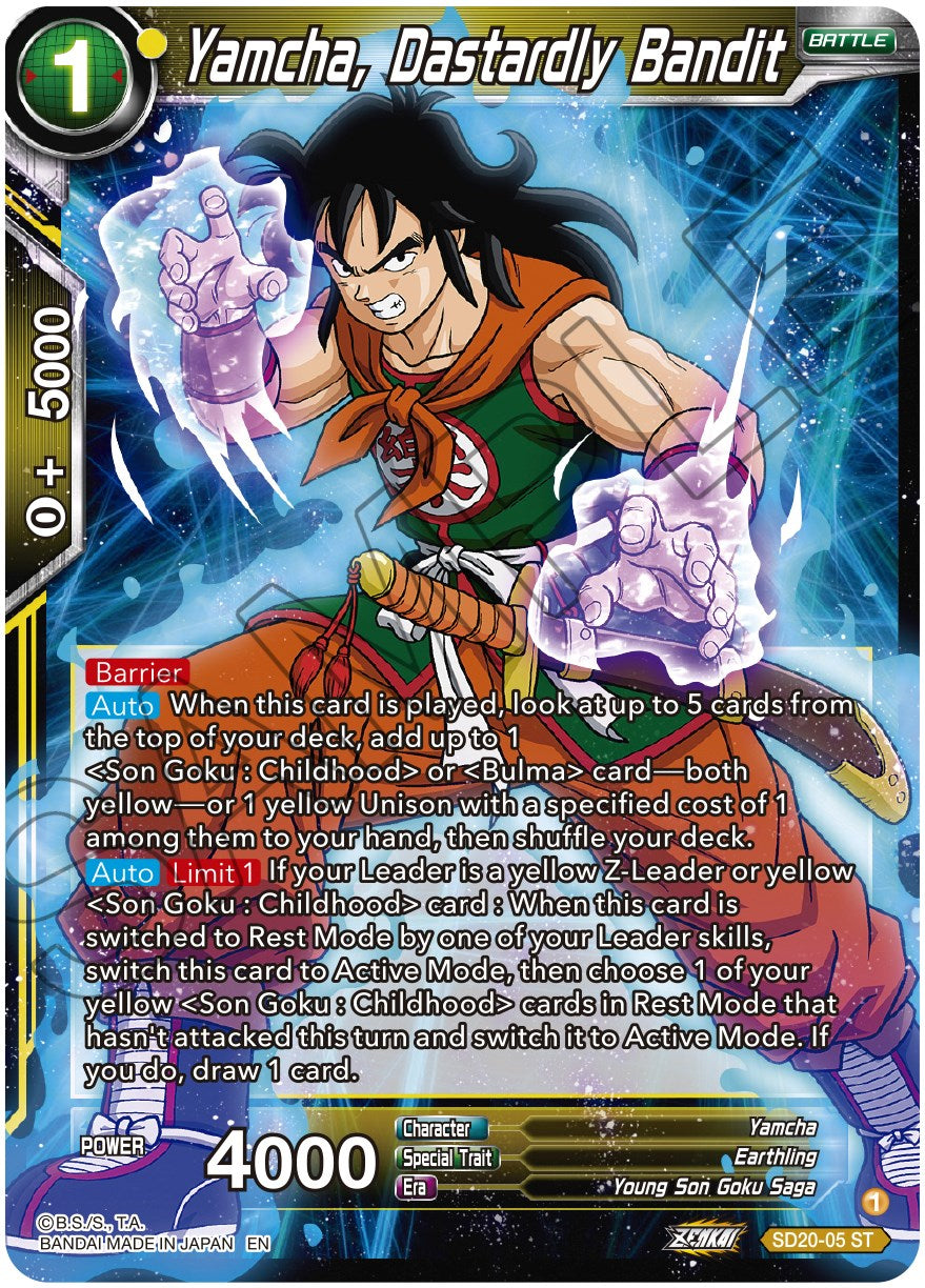 Yamcha, Dastardly Bandit (SD20-05) [Dawn of the Z-Legends] | Cracking-Singles