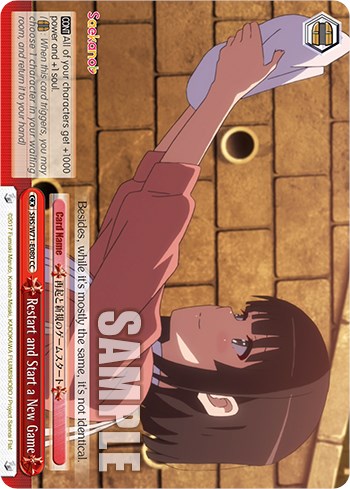 Restart and Start a New Game [Saekano How to Raise a Boring Girlfriend. flat] | Cracking-Singles