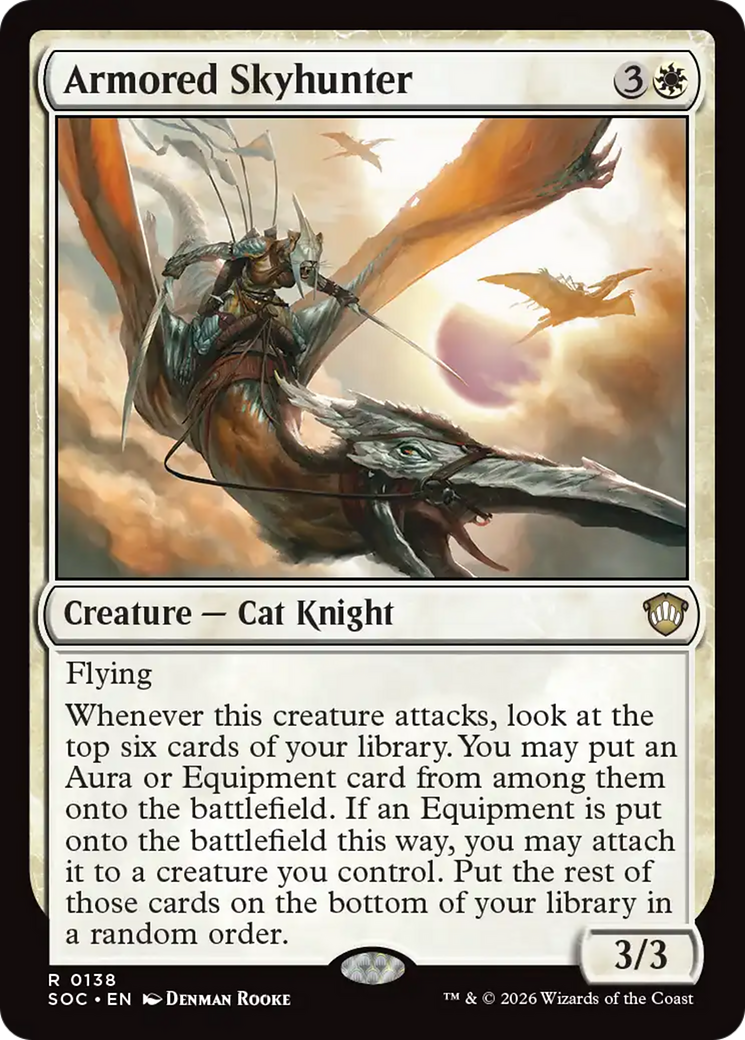 Armored Skyhunter [Secrets of Strixhaven Commander] | Cracking-Singles