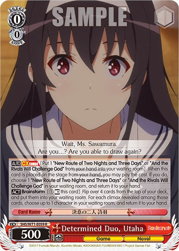 Determined Duo, Utaha [Saekano How to Raise a Boring Girlfriend. flat] | Cracking-Singles