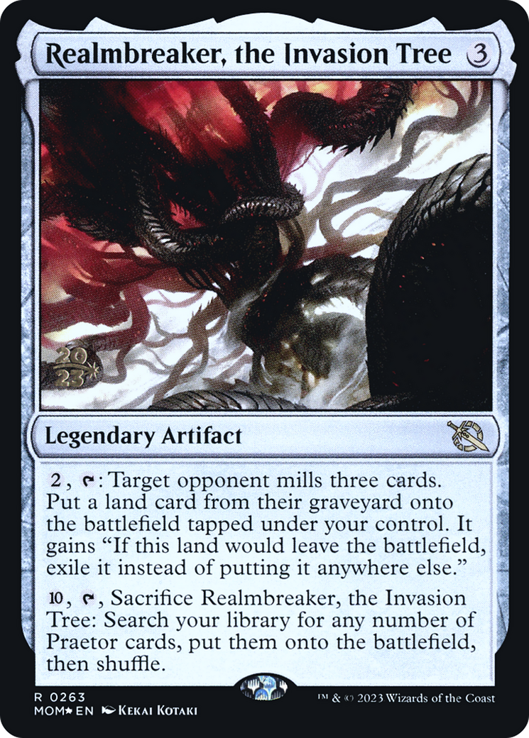 Realmbreaker, the Invasion Tree [March of the Machine Prerelease Promos] | Cracking-Singles