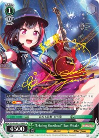 "Echoing Heartbeat" Ran Mitake (BD/EN-W03-029SP SP) [BanG Dream! Girls Band Party! MULTI LIVE] | Cracking-Singles