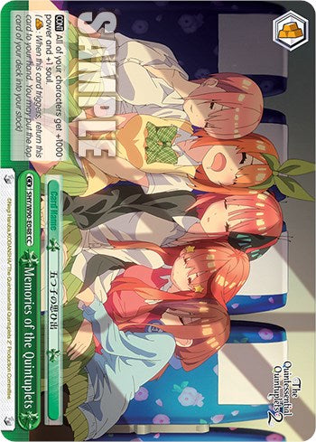 Memories of the Quintuplets (5HY/W90-E048 CC) [The Quintessential Quintuplets 2] | Cracking-Singles