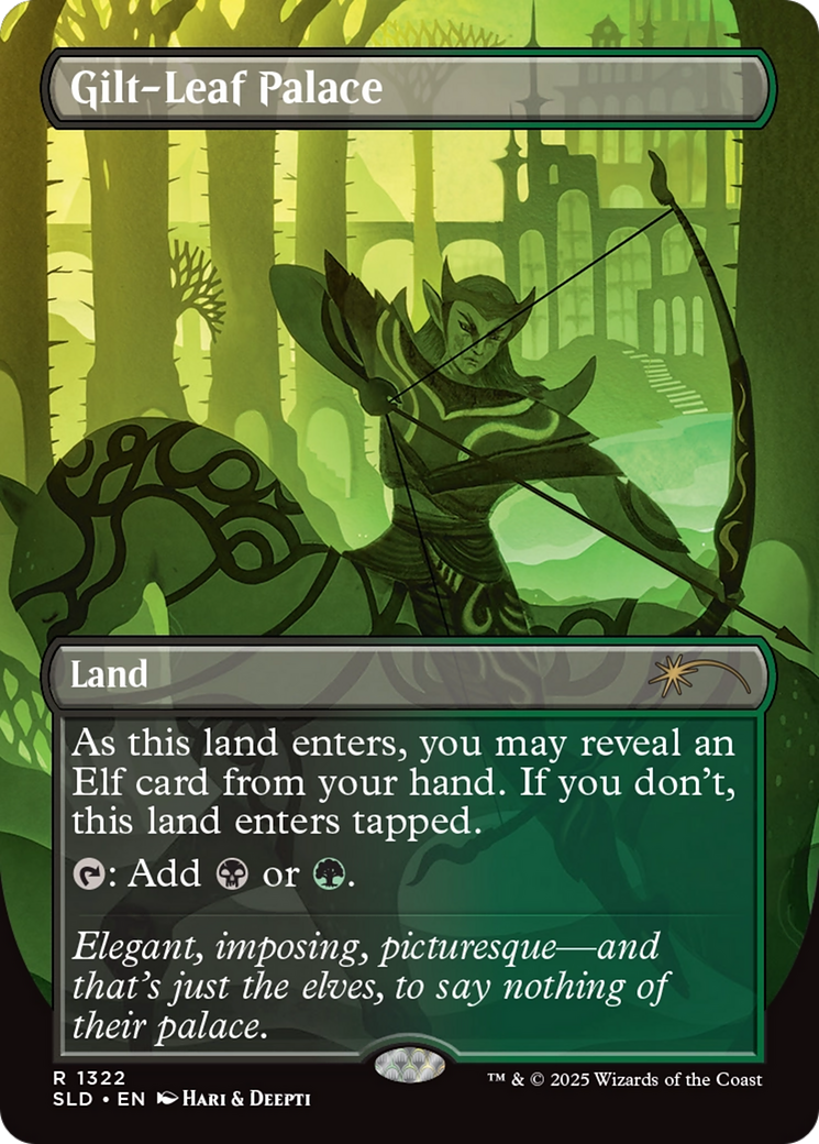 Gilt-Leaf Palace (Rainbow Foil) [Secret Lair Drop Series] | Cracking-Singles