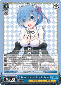 Blue-Haired Maid, Rem (RZ/S46-E060 RR) [Re:ZERO] | Cracking-Singles
