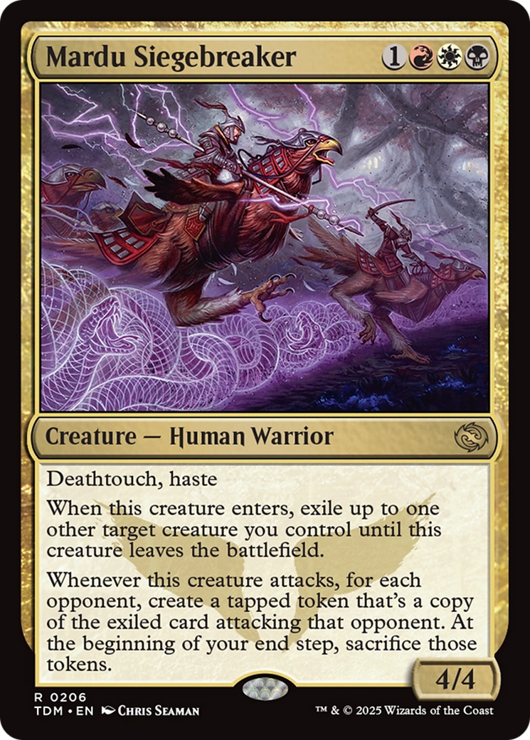 Mardu Siegebreaker [Tarkir: Dragonstorm] | Cracking-Singles