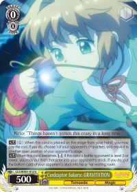 Cardcaptor Sakura: GRAVITATION (CCS/WX01-012 U) [Cardcaptor Sakura: Clear Card] | Cracking-Singles