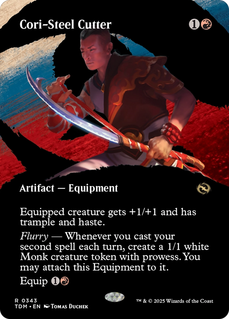 Cori-Steel Cutter (Borderless) [Tarkir: Dragonstorm] | Cracking-Singles