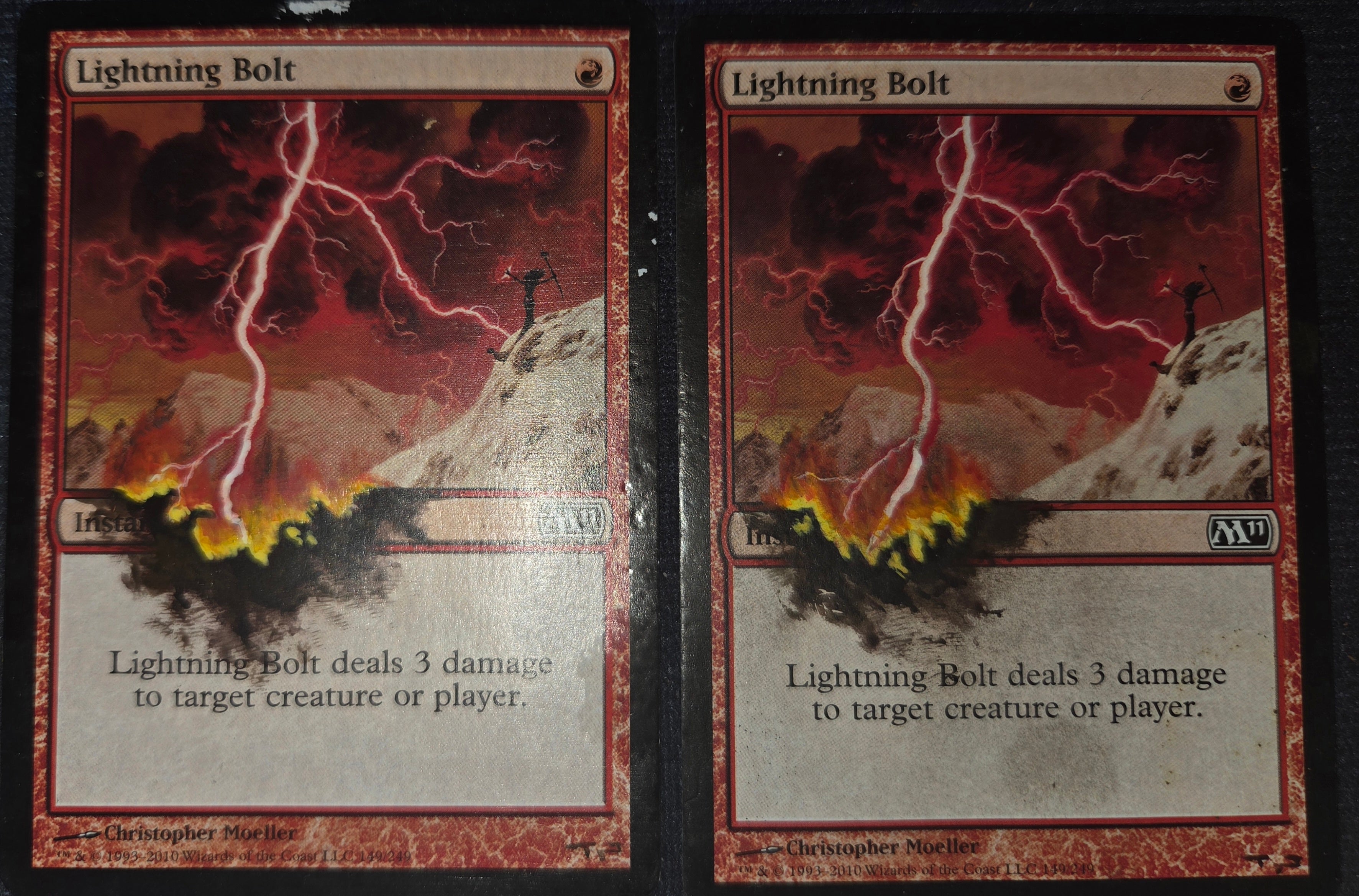 Lightning Bolt ALTERED [Magic 2011] | Cracking-Singles