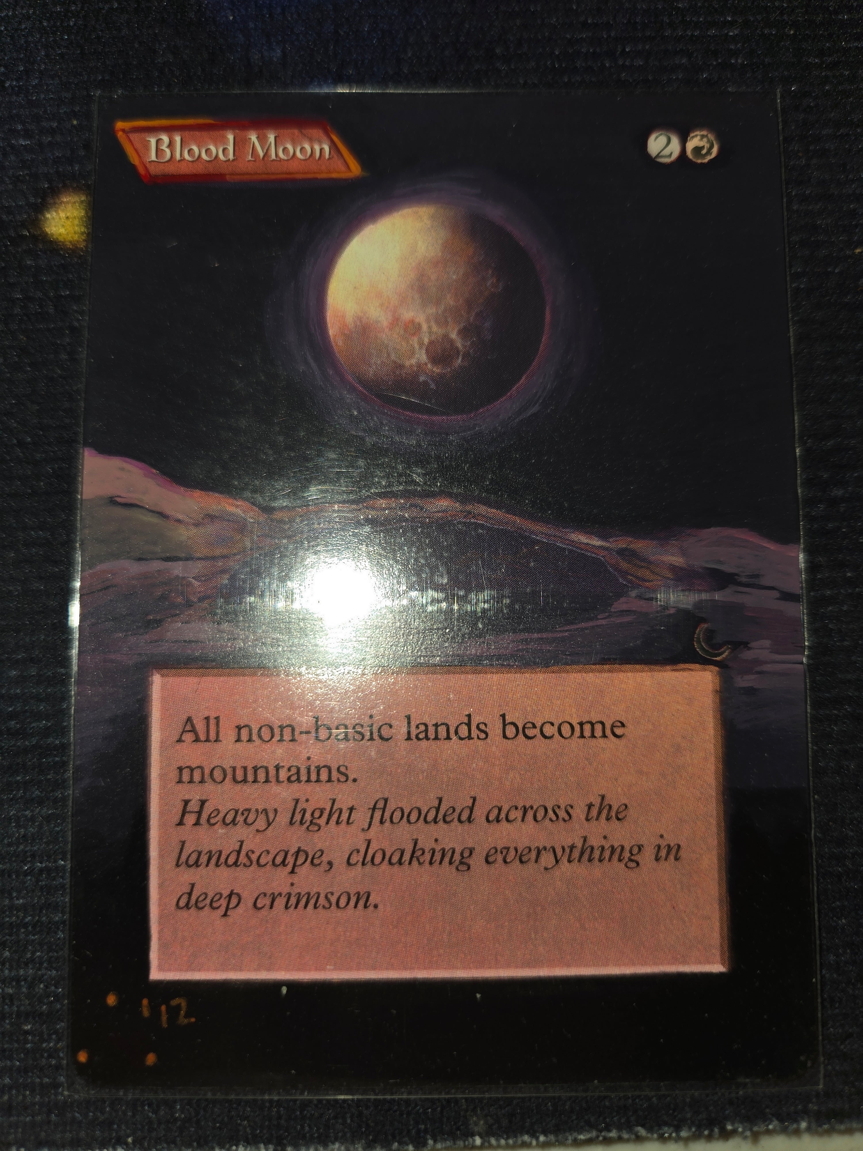 Blood Moon ALTERED ART  [Chronicles] | Cracking-Singles