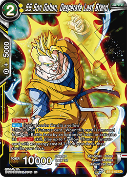SS Son Gohan, Desperate Last Stand (Common) (BT13-097) [Supreme Rivalry] | Cracking-Singles