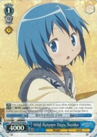 Mild Autumn Days, Sayaka (MM/W35-E084 R) [Puella Magi Madoka Magica the Movie -Rebellion-] | Cracking-Singles