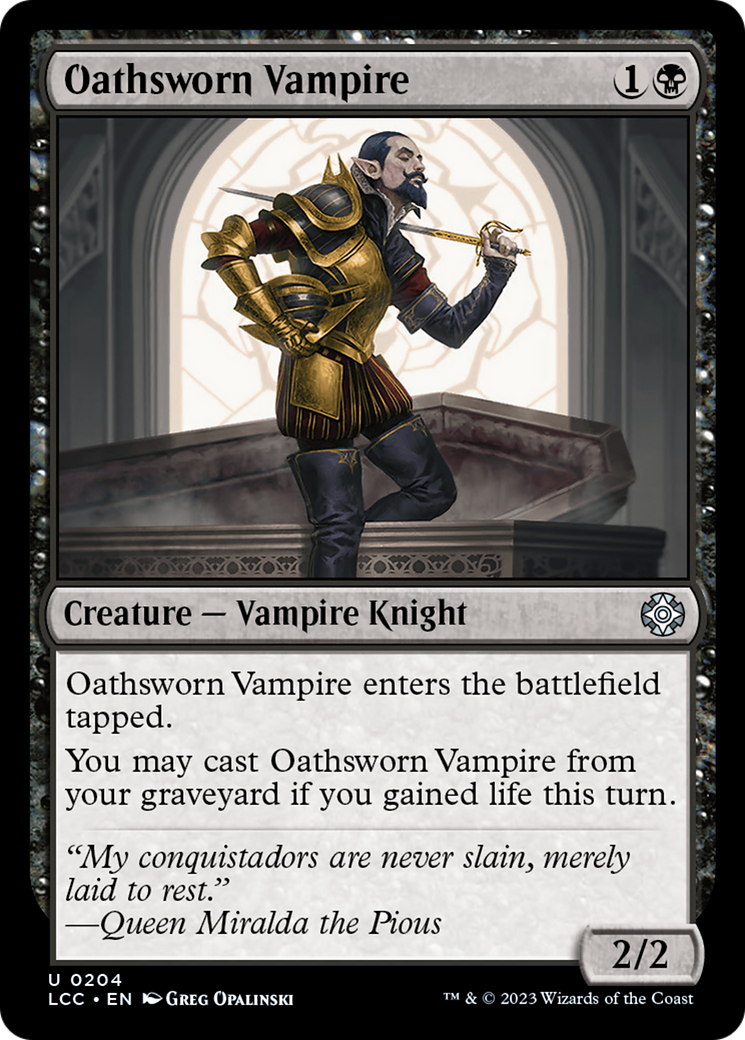 Oathsworn Vampire [The Lost Caverns of Ixalan Commander] | Cracking-Singles