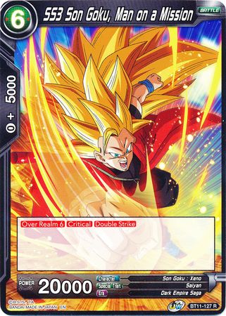 SS3 Son Goku, Man on a Mission (BT11-127) [Vermilion Bloodline] | Cracking-Singles