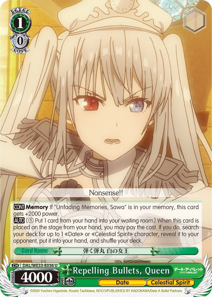 Repelling Bullets, Queen (DAL/WE33-E036 U) [Date A Bullet] | Cracking-Singles
