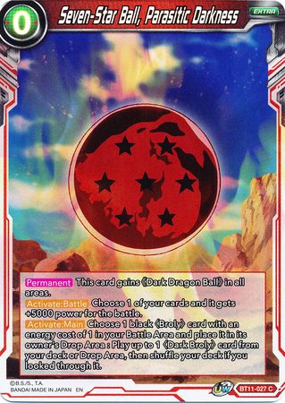 Seven-Star Ball, Parasitic Darkness (BT11-027) [Vermilion Bloodline 2nd Edition] | Cracking-Singles