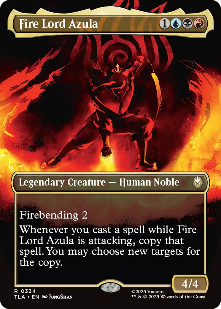 Fire Lord Azula (0334) (Borderless) [Avatar: The Last Airbender] | Cracking-Singles