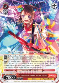 "Enthusiastic Huddle" Kasumi Toyama (BD/W63-E054S SR) [BanG Dream! Girls Band Party! Vol.2] | Cracking-Singles