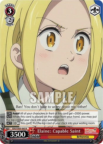 Elaine: Capable Saint (Foil) [The Seven Deadly Sins: Revival of The Commandments] | Cracking-Singles