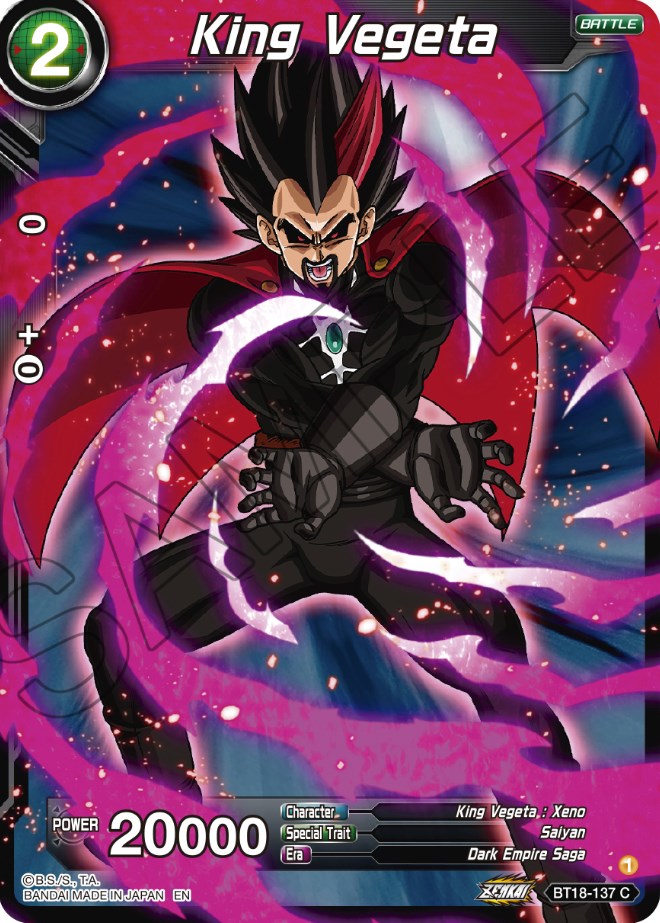 King Vegeta (BT18-137) [Dawn of the Z-Legends] | Cracking-Singles