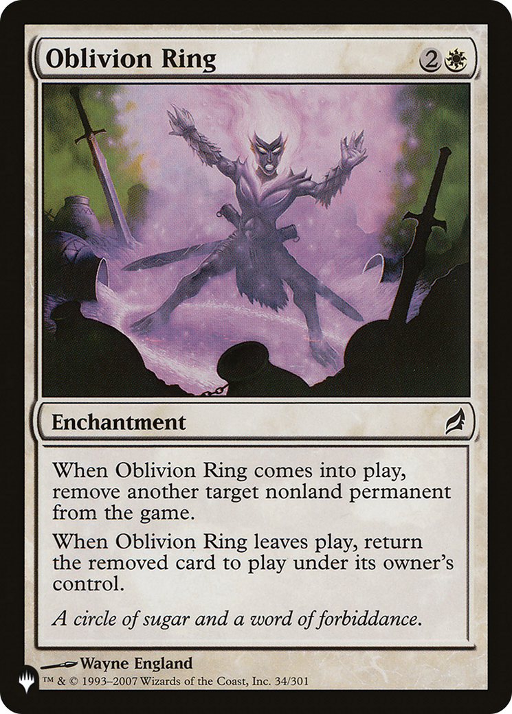 Oblivion Ring [The List] | Cracking-Singles