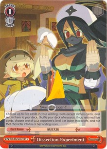 Dissection Experiment (DG/EN-S03-E125 U) [Disgaea] | Cracking-Singles