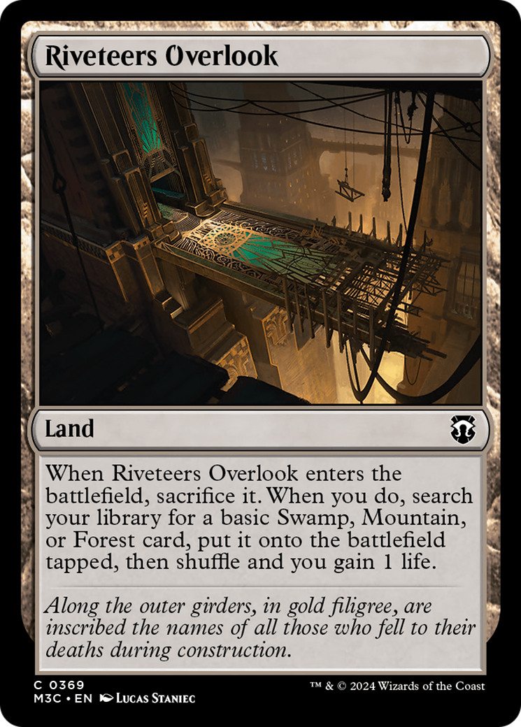 Riveteers Overlook (Ripple Foil) [Modern Horizons 3 Commander] | Cracking-Singles