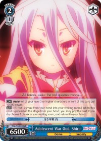 Adolescent War God, Shiro (NGL/S58-E085 R) [No Game No Life] | Cracking-Singles