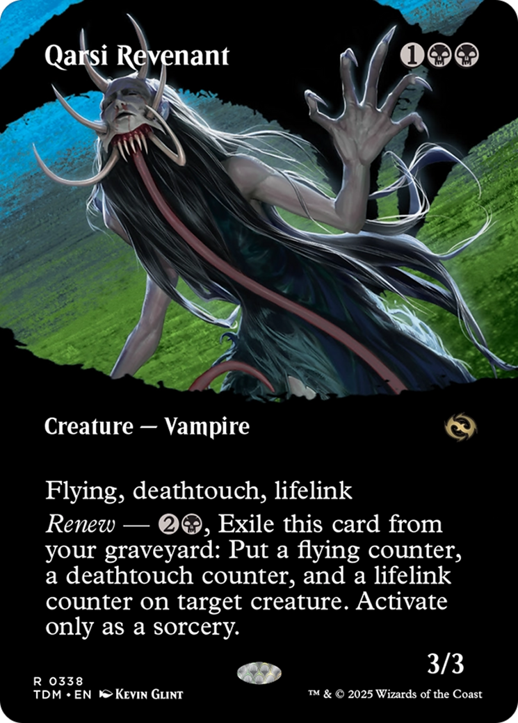 Qarsi Revenant (Borderless) [Tarkir: Dragonstorm] | Cracking-Singles