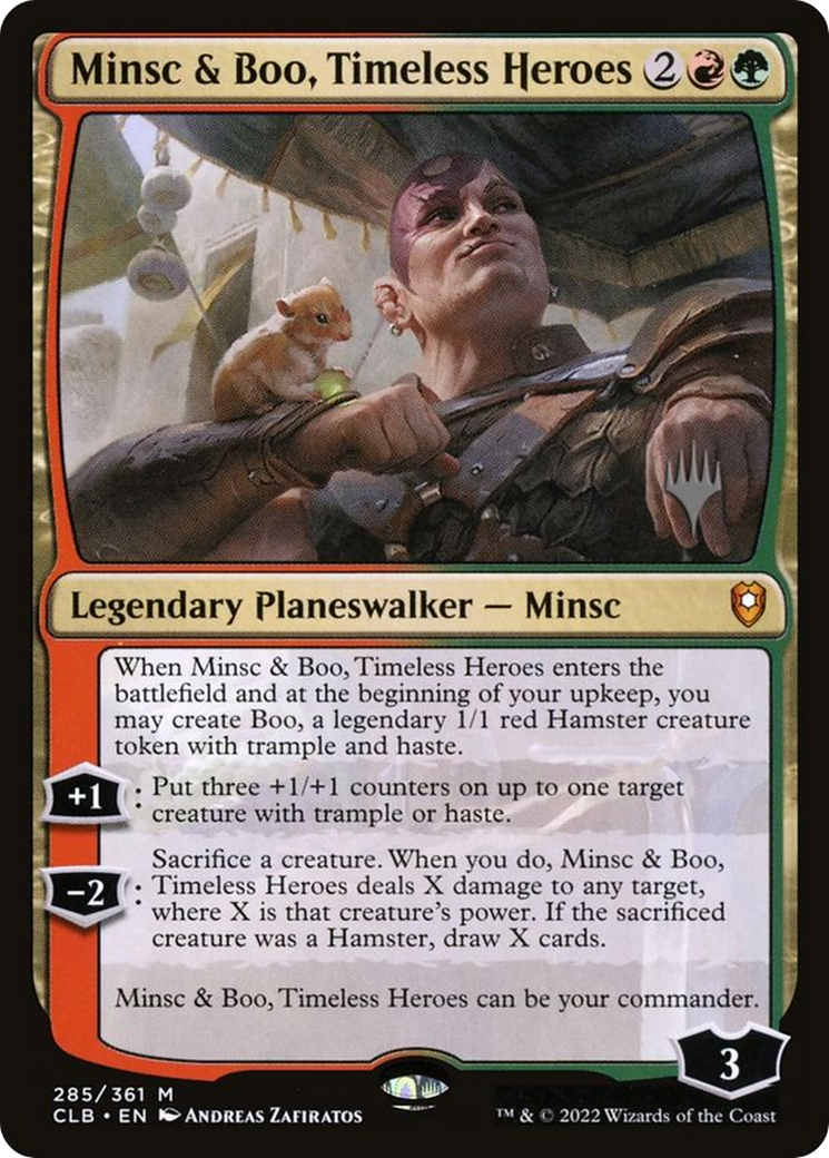 Minsc & Boo, Timeless Heroes (Promo Pack) [The Lost Caverns of Ixalan Promos] | Cracking-Singles