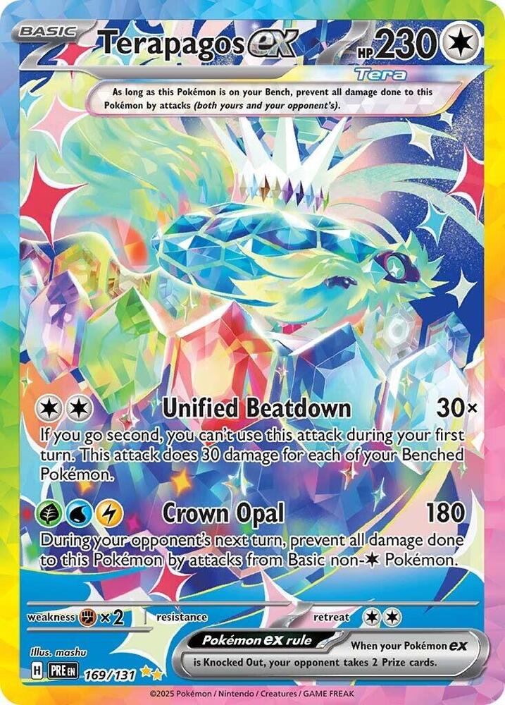 Terapagos ex (169/131) [Scarlet & Violet: Prismatic Evolutions] | Cracking-Singles