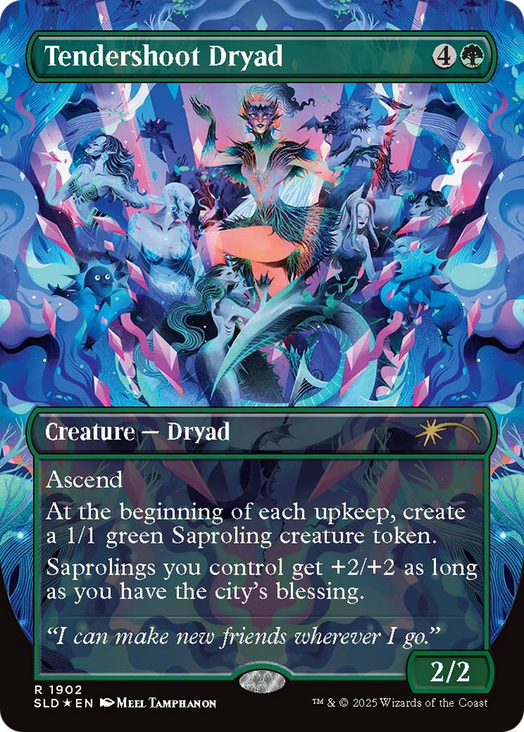 Tendershoot Dryad (Double Rainbow Foil) [Secret Lair Drop Series] | Cracking-Singles