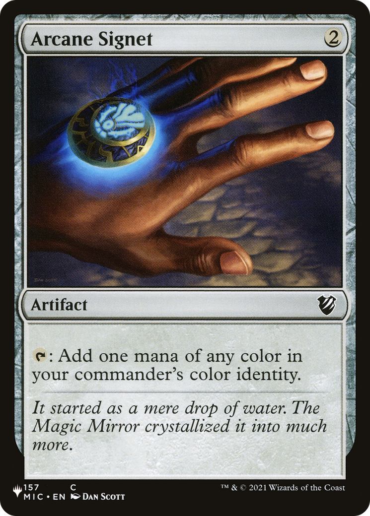 Arcane Signet (MIC) [The List] | Cracking-Singles