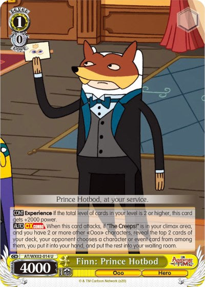 Finn: Prince Hotbod (AT/WX02-014 U) [Adventure Time] | Cracking-Singles
