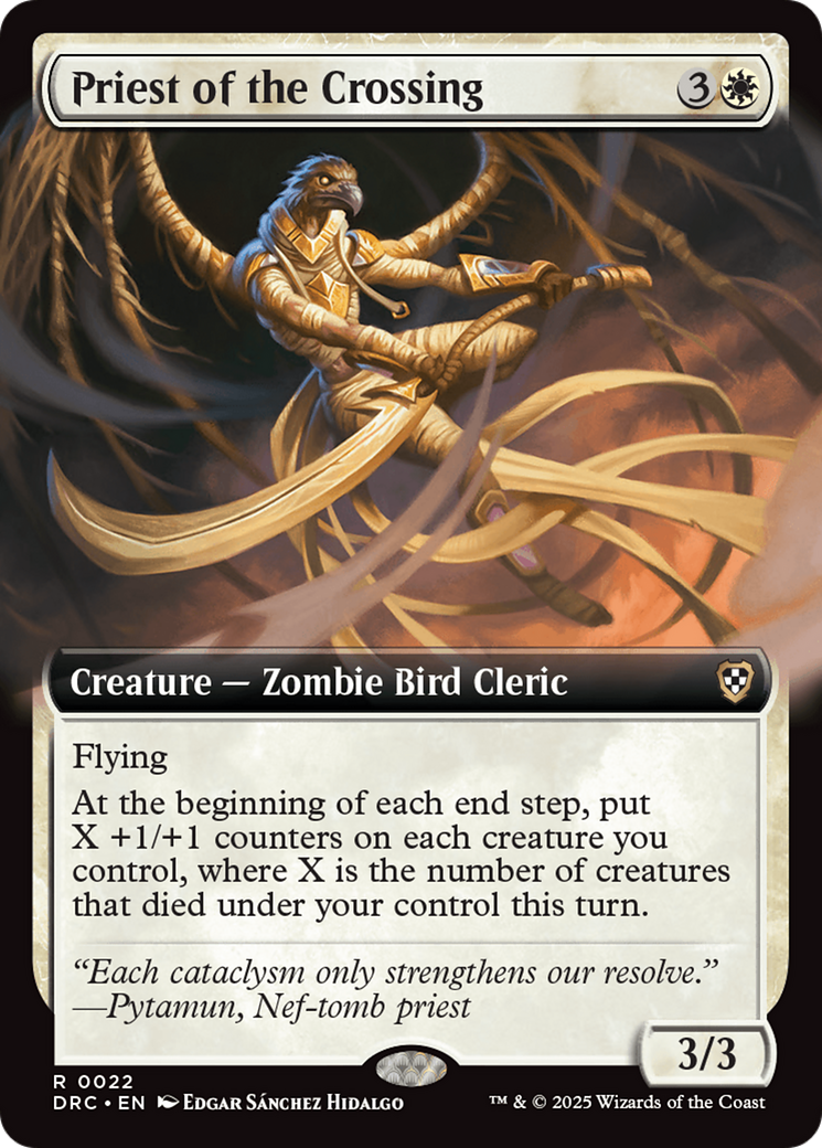 Priest of the Crossing (Extended Art) [Aetherdrift Commander] | Cracking-Singles