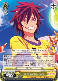 Grandmaster, Sora (NGL/S58-TE08S SR) [No Game No Life] | Cracking-Singles