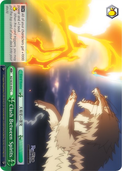 Clash Between Spirits (RZ/SE35-E42 C) (Parallel Foil) [Re:ZERO: The Frozen Bond] | Cracking-Singles