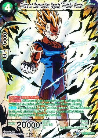 Prince of Destruction Vegeta, Prideful Warrior (SPR) (BT11-066) [Vermilion Bloodline 2nd Edition] | Cracking-Singles