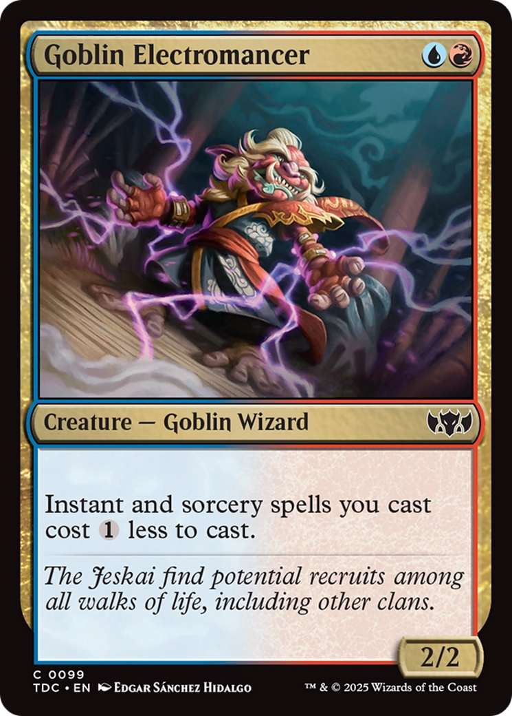 Goblin Electromancer [Tarkir: Dragonstorm Commander] | Cracking-Singles