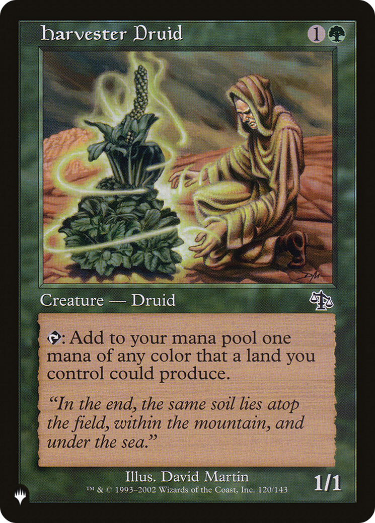 Harvester Druid [The List] | Cracking-Singles