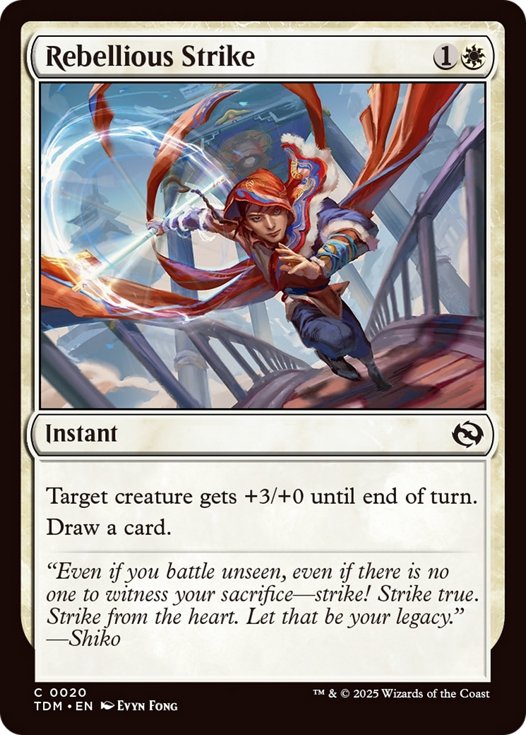 Rebellious Strike [Tarkir: Dragonstorm] | Cracking-Singles