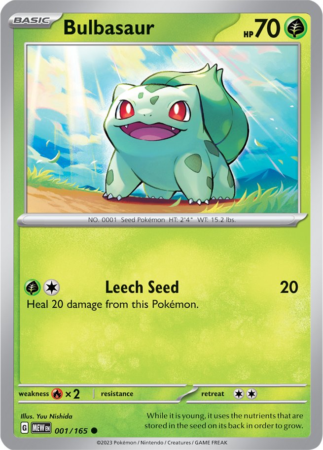 Bulbasaur (001/165) [Scarlet & Violet 151] | Cracking-Singles